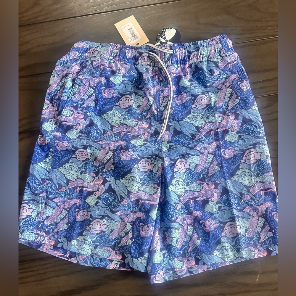 Peter Millar Youth turtle swim trunks